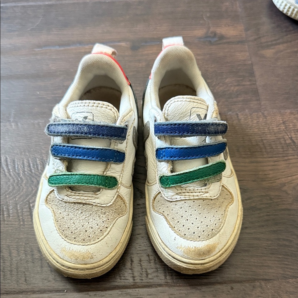 Kids Multi-Color Velcro Sneakers